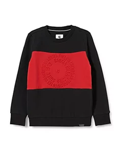 Garcia Kids Bluza chłopięca, Off Black, 164 cm - Bluzy dla chłopców - miniaturka - grafika 1