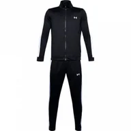 Spodnie męskie - Męski dres komplet treningowy Under Armour UA Rivel Knit Track Suit - czarny - miniaturka - grafika 1