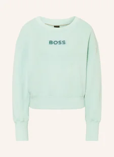 Boss Bluza Nierozpinana Elay Z Ozdobnymi Kamykami blau - BOSS - Bluzy damskie - miniaturka - grafika 1