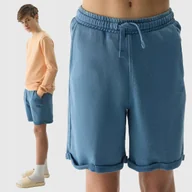 Spodenki męskie - 4F SPODENKI DRESOWE CHŁOPIĘCE DZIECIĘCE JUNIOR SS24 - miniaturka - grafika 1