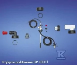 Przyłącze podstawowe GR do zbiornika dwupłaszczowego DWT 1500L - Kominy i akcesoria - miniaturka - grafika 1