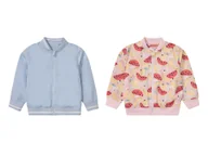 Kurtki i płaszcze dla dziewczynek - lupilu® Kurtka pilotka dziecięca, ze ściągaczami - miniaturka - grafika 1