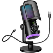 Mikrofony komputerowe - Mikrofon FIFINE AM6 Czarny AM6 - miniaturka - grafika 1