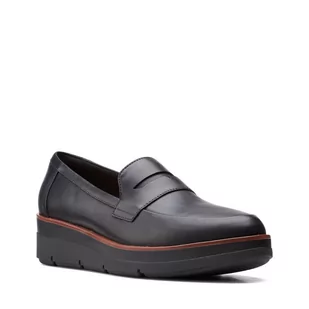Shaylin Step [black leather] - rozmiar 37.5 - Półbuty damskie - miniaturka - grafika 1