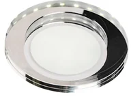 Oprawy, klosze i abażury - Candellux Lighting oczko led szklane SSP-23 CH/TR+WH 2263908 transparentne do wpuszczenia w sufit okrągłe 2263908 - miniaturka - grafika 1