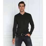 Swetry męskie - Calvin Klein Wełniany sweter SUPERIOR Slim Fit - miniaturka - grafika 1