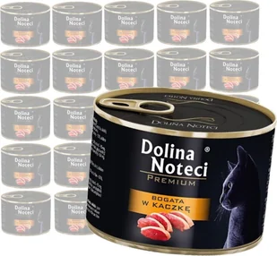 Dolina Noteci Premium Kot Bogata w kaczkę puszka 24x185g - Mokra karma dla kotów - miniaturka - grafika 1