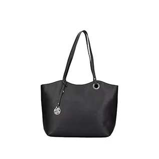 Torebki damskie - Rieker Womens H1369 Shopper, czarny - grafika 1