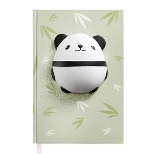 Miquelrius Notatnik a5 z miękką figurką Squishy Panda - Szkolne artykuły papiernicze - miniaturka - grafika 1
