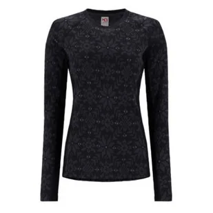 Damska koszulka Kari Traa Edith Long Sleeve Rozmiar: L / Kolor: czarny - Koszulki sportowe damskie - miniaturka - grafika 1