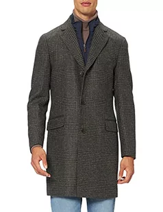 Hackett London Męska kurtka Gchk Szetland W/Bib, 675dark Green, 46L PL - Kurtki męskie - miniaturka - grafika 1