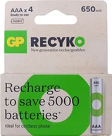 Ładowarki i akumulatory - GP Akumulator NiMH 650mAh bl/4szt - miniaturka - grafika 1