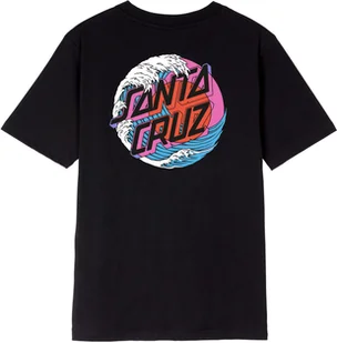 t-shirt damski SANTA CRUZ TSUNAMI DOT TEE Black - Koszulki i topy damskie - miniaturka - grafika 1