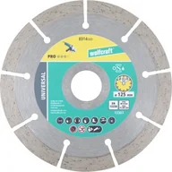 Tarcze do pił - Wolfcraft Tarcza diamentowa 125 do cięcia uniwersalna PRO, - miniaturka - grafika 1
