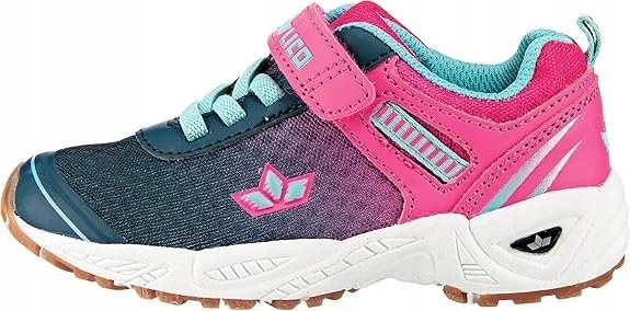 LICO SPORTOWE BUTY DZIECIĘCE NIEBIESKO RÓŻOWE Z RZEP 37 26CA