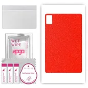 Akcesoria do tabletów i e-booków - folia naklejka skórka strukturalna na TYŁ do TCL Tab 11 - Czerwony Pastel Matowy - apgo SKINS - miniaturka - grafika 1