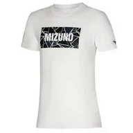 Koszulki sportowe damskie - Koszulka do biegania męska Mizuno Athletic Tee - miniaturka - grafika 1