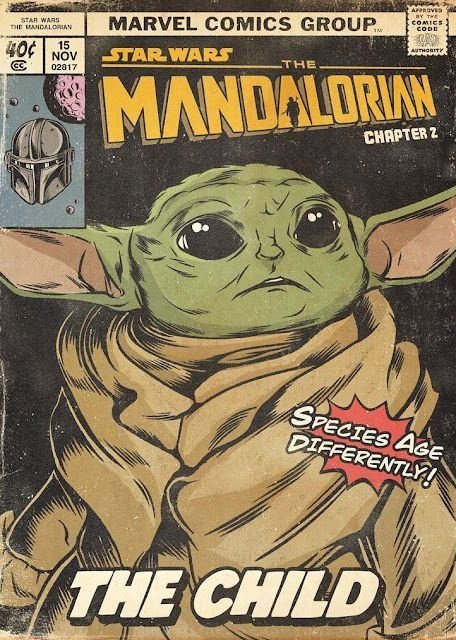 PODKŁADKA POD MYSZ Z Nadrukiem 22x18 cm STAR WARS Baby Yoda Tekst Prezent