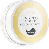Kosmetyki pod oczy - EURUS Petitfee Black Pearl&Gold hydrożelowe płatki pod oczy z czarną perłą i złotem x 60 szt - miniaturka - grafika 1