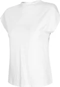 Bluzki damskie - Koszulka damska 4F biała H4L21 TSD038 10S-2XL - miniaturka - grafika 1