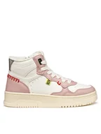 Buty dla dziewczynek - Geox Sneakersy J Lestrella J56NLA 000BC C0674 S Biały - miniaturka - grafika 1