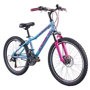 Rower młodzieżowy INDIANA Roxy Jr 24 cale dla dziewczynki Niebieski | Bezpłatny transport - Rowery - miniaturka - grafika 1