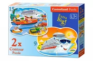 Puzzle - Castorland 2 Contour Przygody na morzu, 19 elementów GXP-580505 - miniaturka - grafika 1