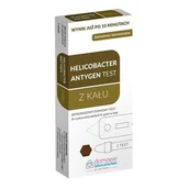 Testy ciążowe i diagnostyczne - Test HELICOBACTER ANTYGEN domowy test do wykrywania antygenu Helicobacter pylori w kale x1 sztuka - miniaturka - grafika 1