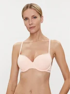 Biustonosze - Tommy Hilfiger Biustonosz z fiszbiną UW0UW04751 Różowy - miniaturka - grafika 1