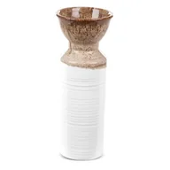 Wazony i flakony - Wazon z glinki ceramicznej ERINA 10X10X25 beżowy - miniaturka - grafika 1