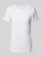 Koszulki i topy damskie - T-shirt z nadrukiem z logo - miniaturka - grafika 1