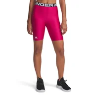 Spodenki damskie - Damskie Spodenki UNDER ARMOUR UA HG 8IN SHORT 1383627-681 – Bordowy - miniaturka - grafika 1
