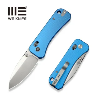 Nóż składany WE Knife Banter 2 Blue Aluminium, Satin CPM S35VN by Ben Petersen (WE23075-1) - Noże - miniaturka - grafika 1