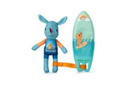 Zabawki do kąpieli - LILLIPUTIENS Magiczna przytulanka do kąpieli surfer Smok Joe 12 m+ - miniaturka - grafika 1