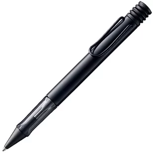 LAMY AL-star długopis 271 – aluminiowy długopis w kolorze czarnym z przezroczystą sekcją i chromowanym metalowym klipsem – z wkładem o dużej pojemności – linia pisania M - Długopisy - miniaturka - grafika 1