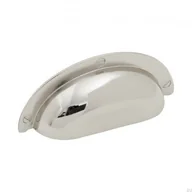 Zawiasy, okucia i inne akcesoria - Uchwyt meblowy muszlowy Bowl 3922 64 Srebrny Nikiel polerowany - miniaturka - grafika 1