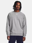 Bluzy męskie - Bluza męska Rival Fleece Crew UNDER ARMOUR 1379755-025 Szary - miniaturka - grafika 1