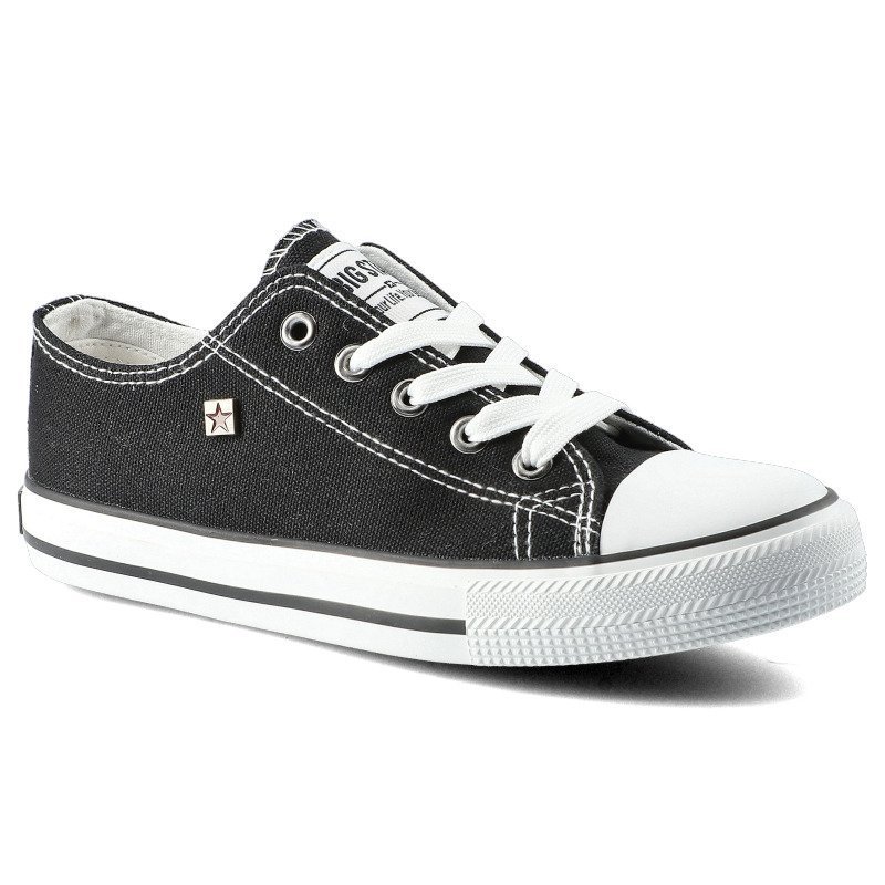 Trampki Dziecięce Big Star Buty Tenisówki Czarne Niskie Na Lato Ff374206 30