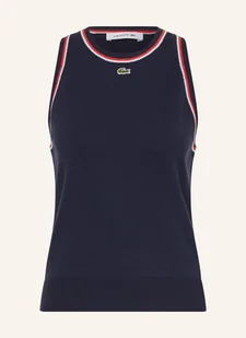 Lacoste Top Sweater blau - Koszulki i topy damskie - miniaturka - grafika 1