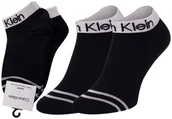 Skarpetki damskie - CALVIN KLEIN SKARPETKI STOPKI 2 PARY BLACK 701218775 001 - Rozmiar: 37-41 - miniaturka - grafika 1