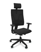 Fotele i krzesła biurowe - Krzesło biurowe 4Me Mesh, fotel biurowy, do biura, siatkowe oparcie - miniaturka - grafika 1