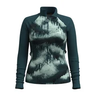 Bluzy narciarskie - Bluza damska Smartwool Classic Thermal Merino Base Layer 1/4 Zip Boxed - miniaturka - grafika 1
