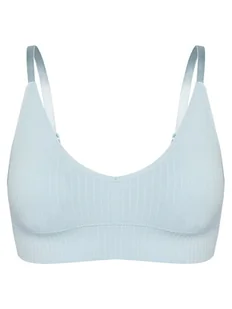 Hunkemöller Biustonosz top Dianne 302142 Błękitny - Koszulki sportowe damskie - miniaturka - grafika 1