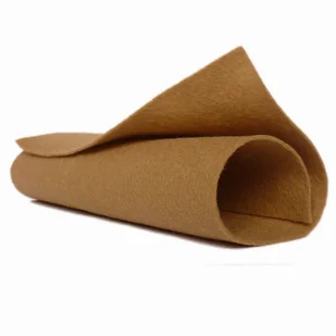 Filc 1mm, wełna/wiskoza, 20x30 cm- mokka - Dekoratorstwo - miniaturka - grafika 1