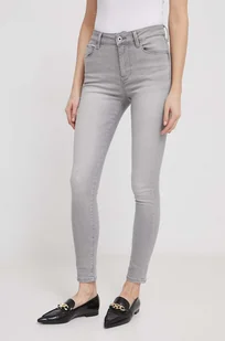 Pepe Jeans jeansy damskie kolor szary - Spodnie damskie - miniaturka - grafika 1