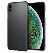 Etui i futerały do telefonów - Spigen Thin Fit Case do iPhone XS Max Gray (065CS24825 / 8809613763461) - miniaturka - grafika 1