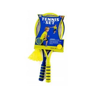 Paletki Rakietki Badminton Tenis Lotka Piłka 56Cm - Inne gry towarzyskie - miniaturka - grafika 1
