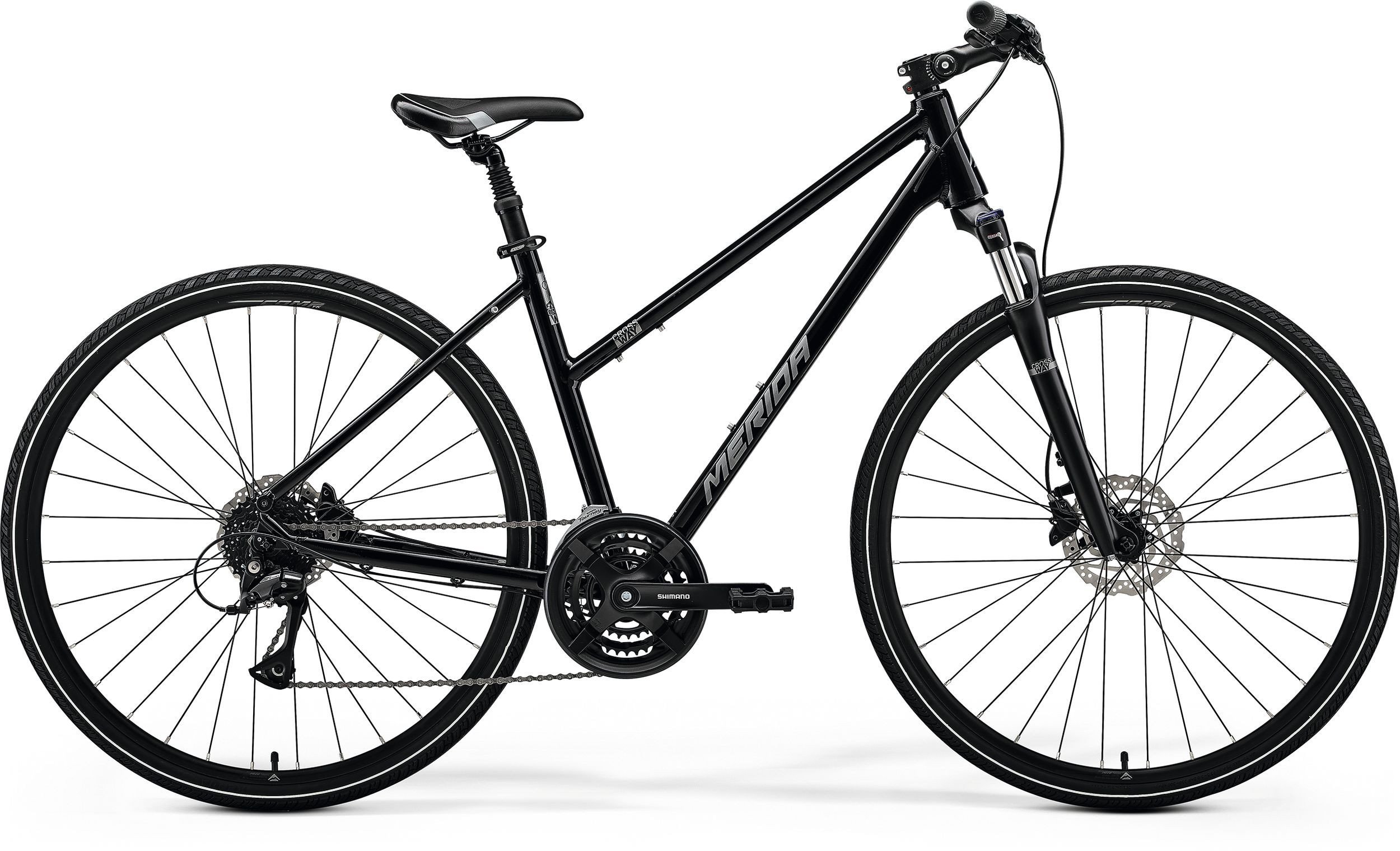 Merida Dviratis Merida Crossway 20 III1 Lady blacksilver-39 cm / XXS Dydis: 39 cm / XXS