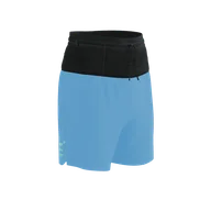 Spodnie sportowe damskie - COMPRESSPORT Spodenki biegowe TRAIL RACING 2-IN-1 SHORT norse blue - miniaturka - grafika 1
