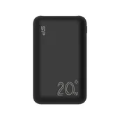 Powerbanki - Silicon Power QS58 Litowo-polimerowy (LiPo) 20000 mAh Czarny - miniaturka - grafika 1